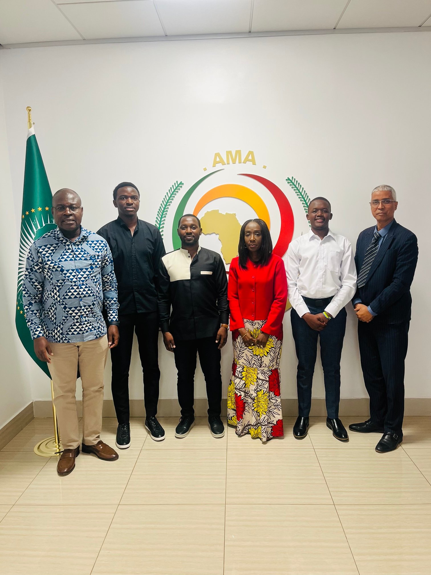 AfPS Reception Committee at AMA Headquarters, Kigali